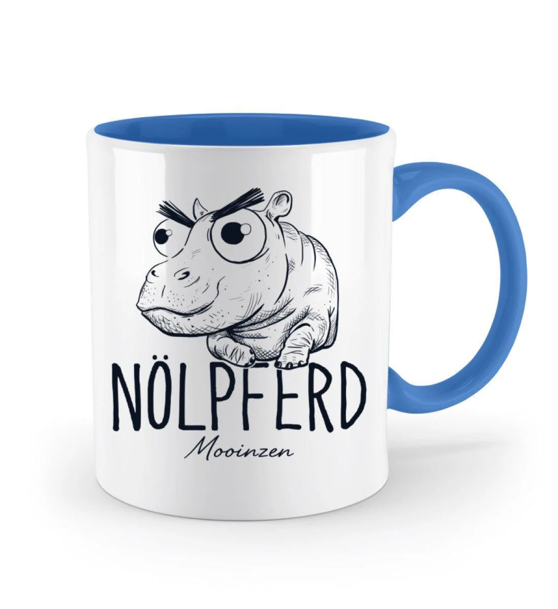 Nölpferd · Keramiktasse Zweifarbig - Image 5