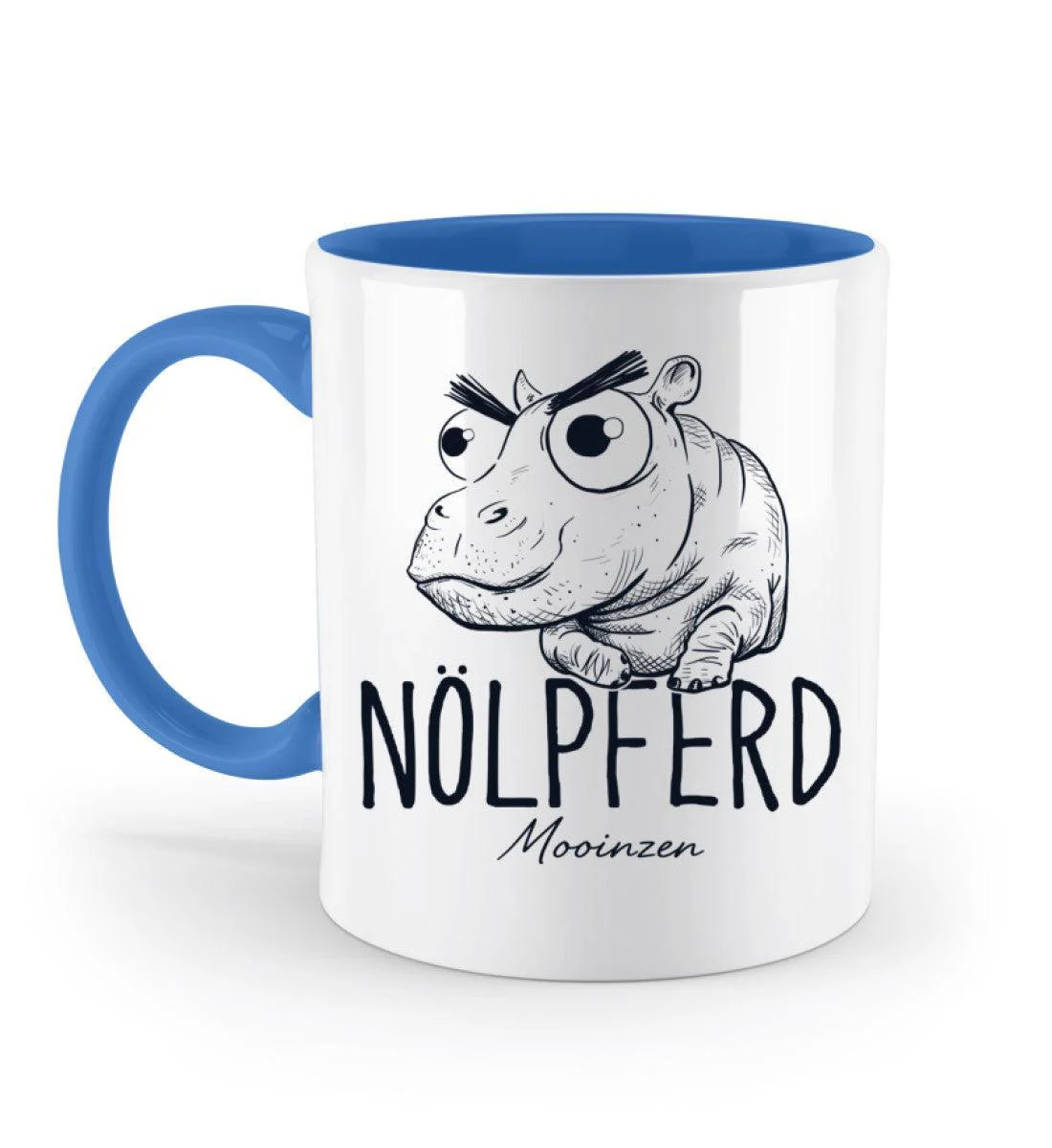 Nölpferd · Keramiktasse Zweifarbig - Image 6