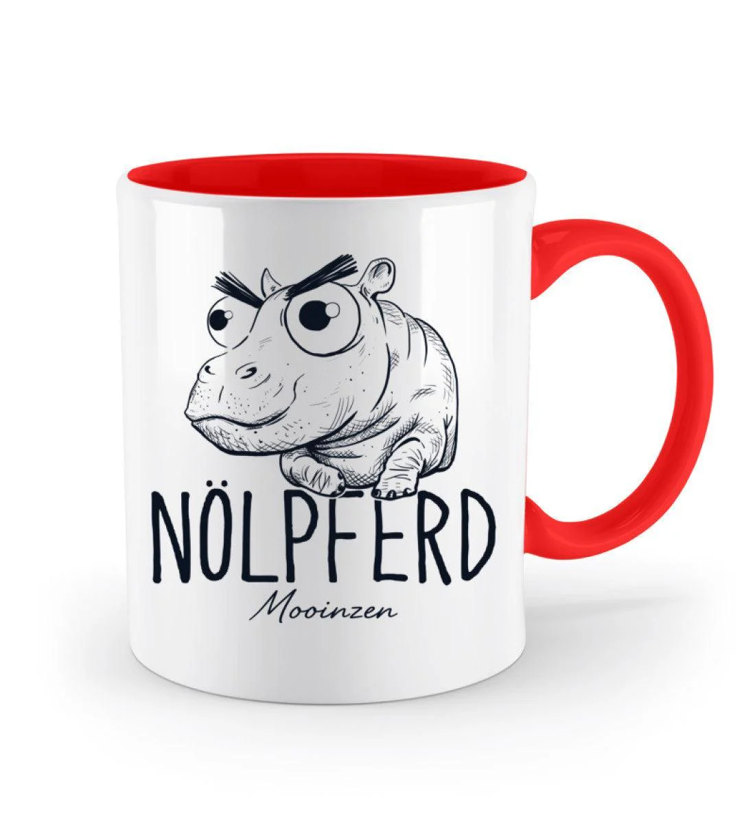 Nölpferd · Keramiktasse Zweifarbig - Image 7