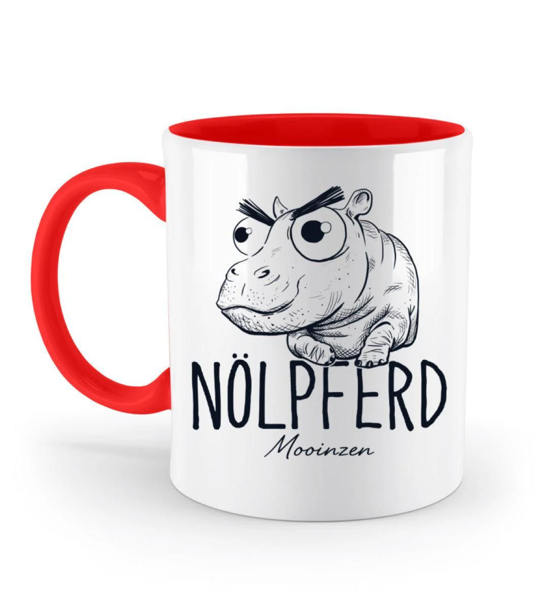 Nölpferd · Keramiktasse Zweifarbig - Image 8