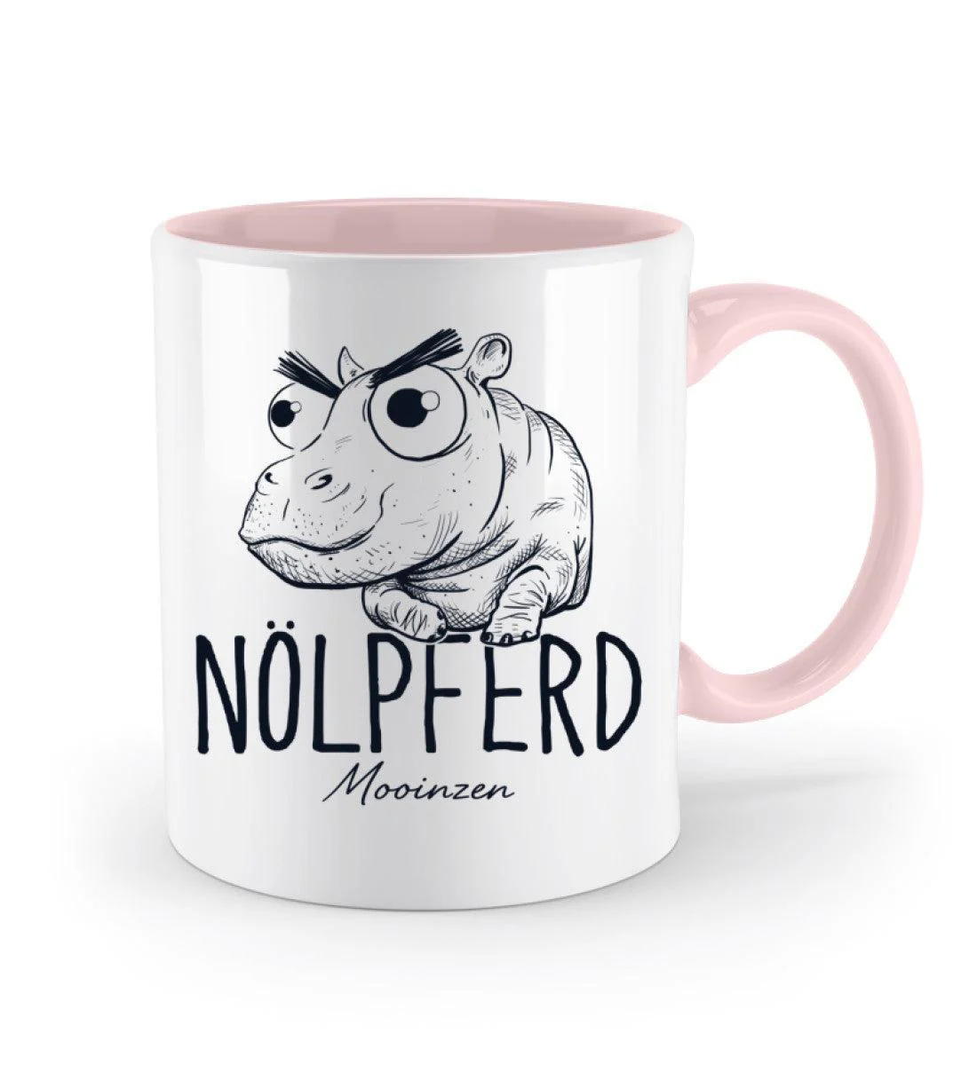 Nölpferd · Keramiktasse Zweifarbig - Image 9