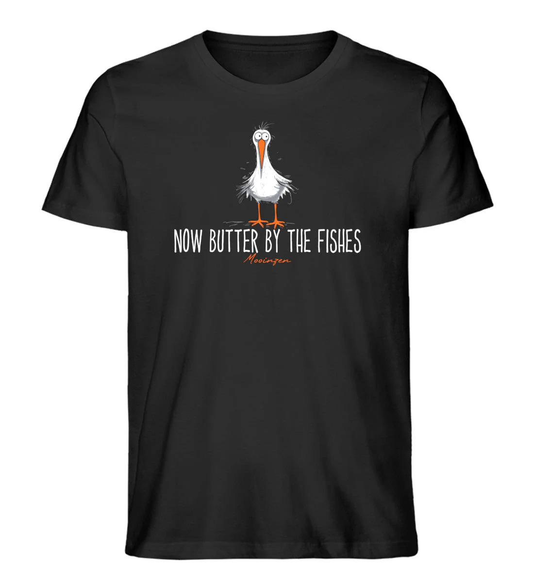 Now butter by the fishes! · Herren Premium Bio T-Shirt