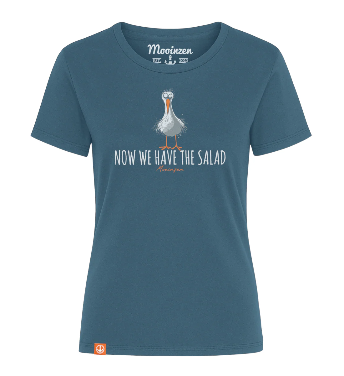 Now We Have The Salad · Damen Premium Signature Bio T-Shirt - Image 3