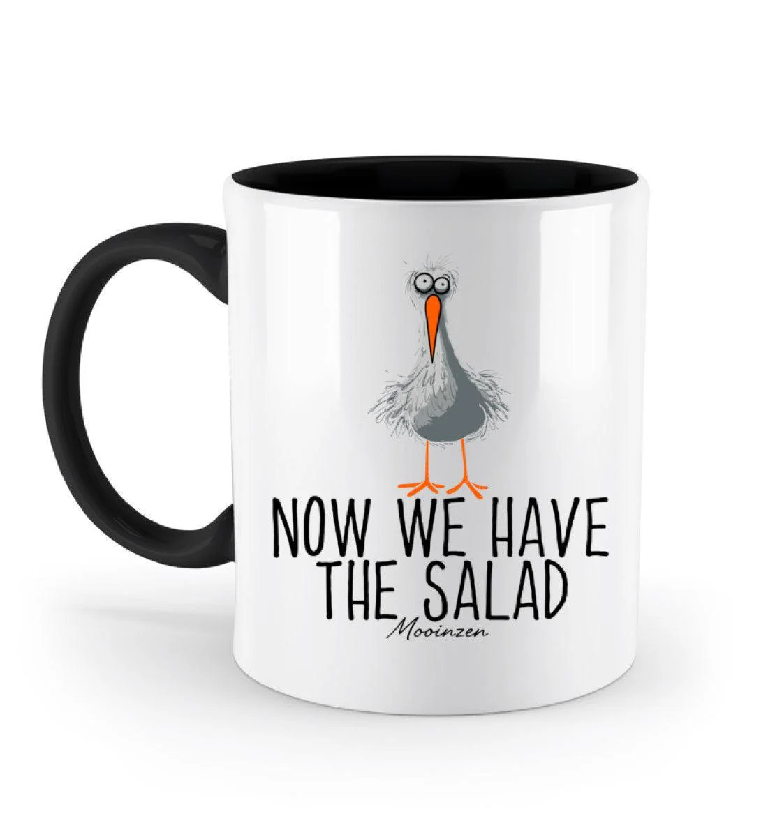 Now we have the salad · Keramiktasse Zweifarbig - Image 2