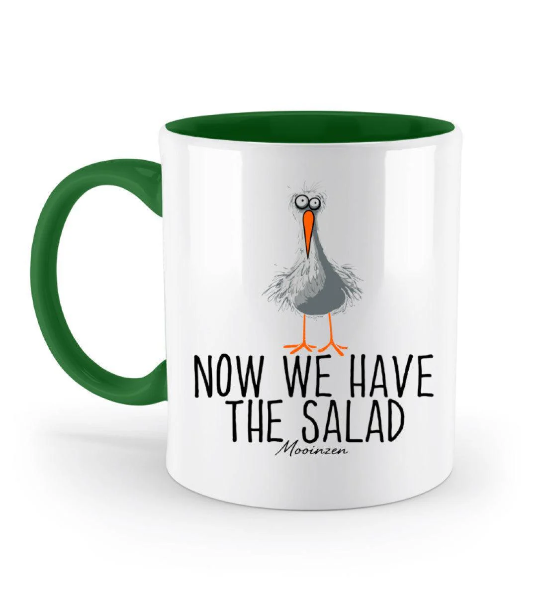 Now we have the salad · Keramiktasse Zweifarbig - Image 3