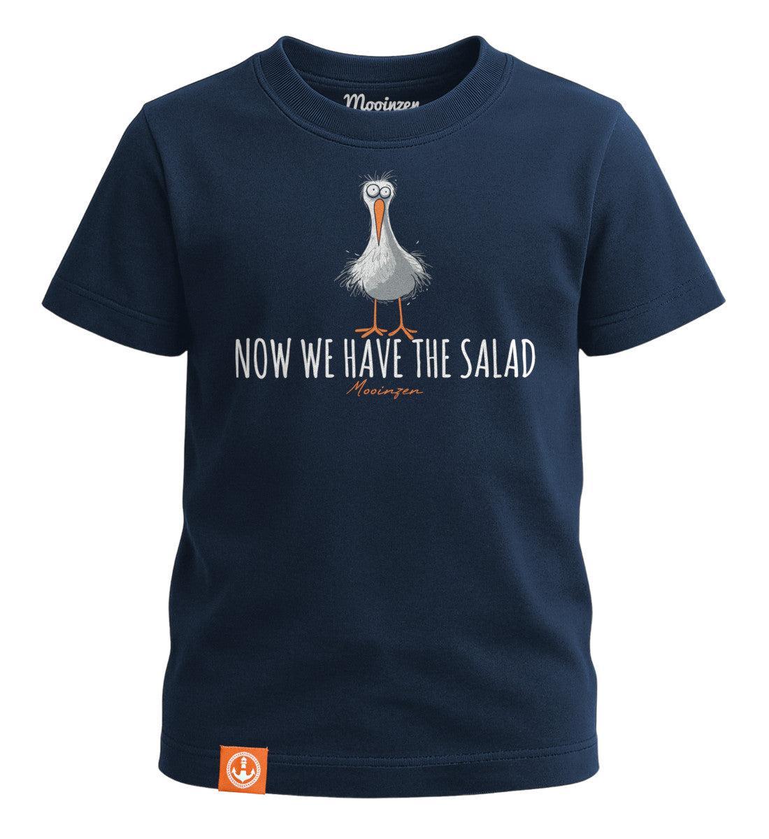 Now We Have The Salad · Kinder Premium Signature Bio T-Shirt - Image 3