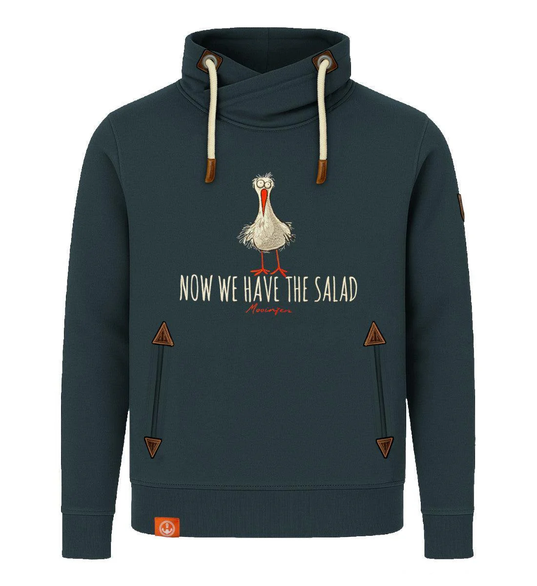 Now we have the Salad · Unisex Bio Schalkragen Sweatshirt (ohne Kapuze) - Image 5