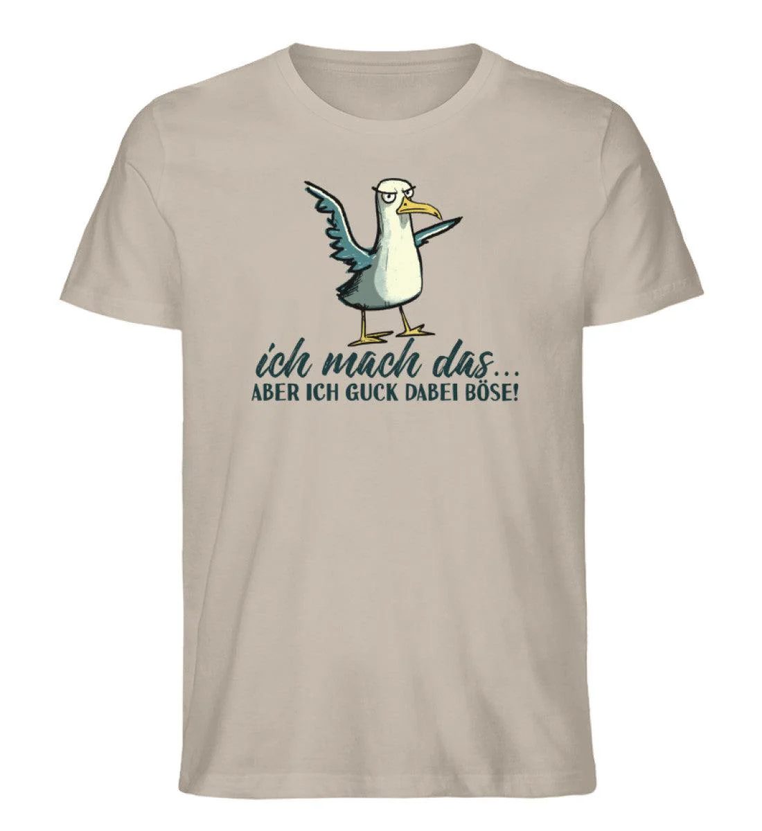 Ich mach das... guck aber böse · Herren Premium Bio T-Shirt - Image 2