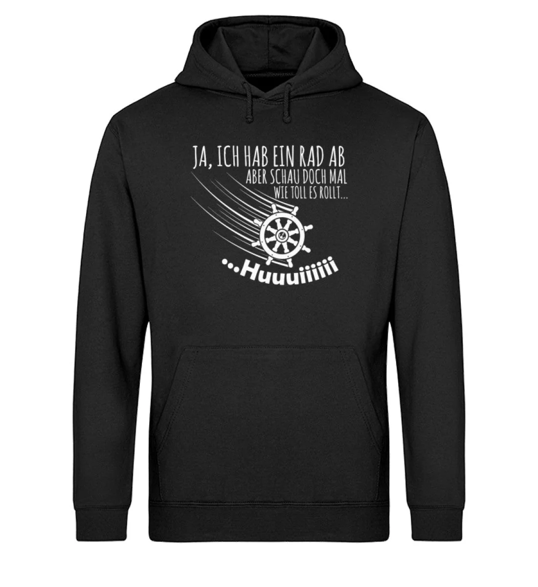 Rad ab, huuuiii  · Unisex Bio Hoodie