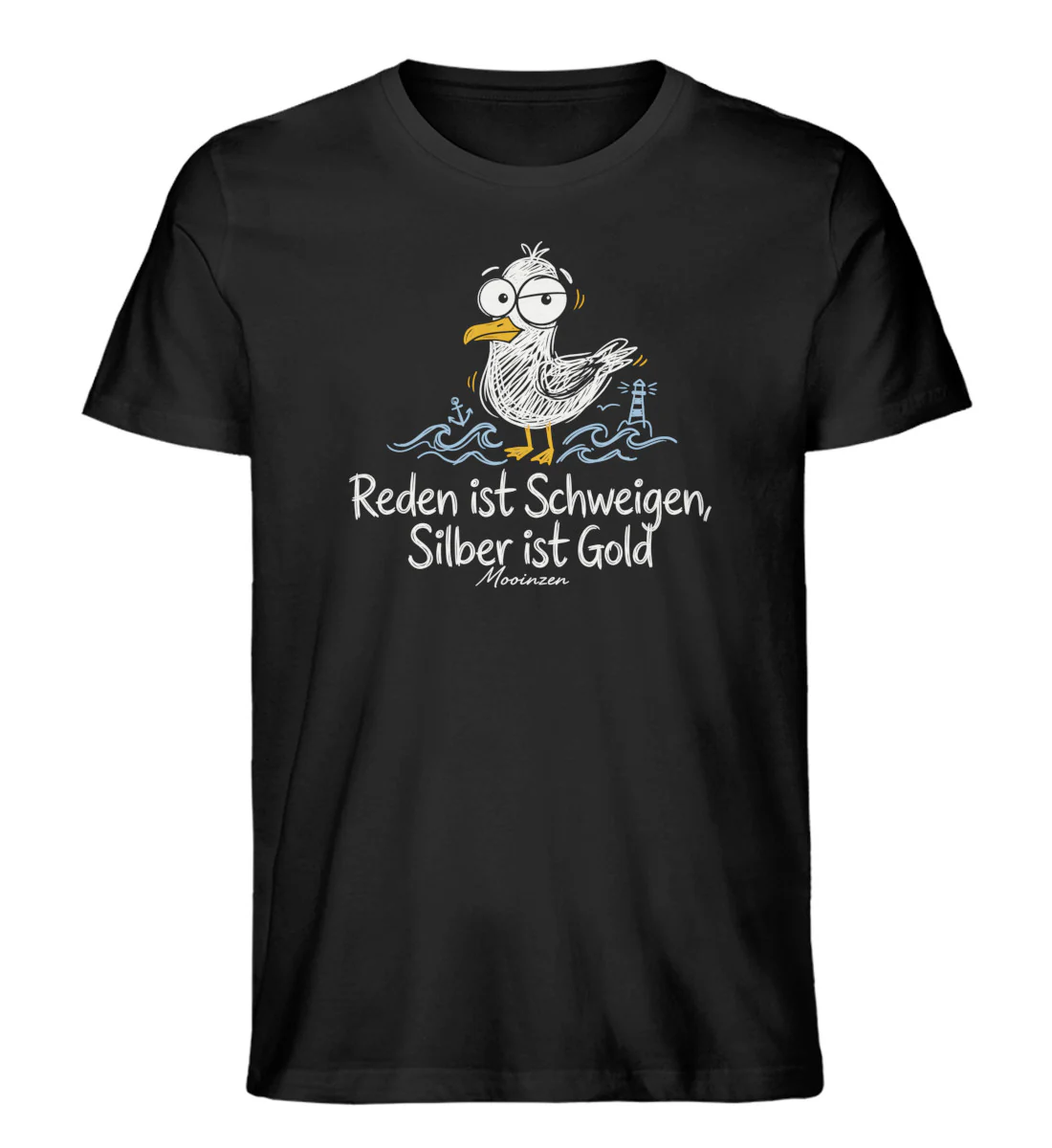 Reden ist Schweigen Silber ist Gold · Herren Premium Bio T-Shirt