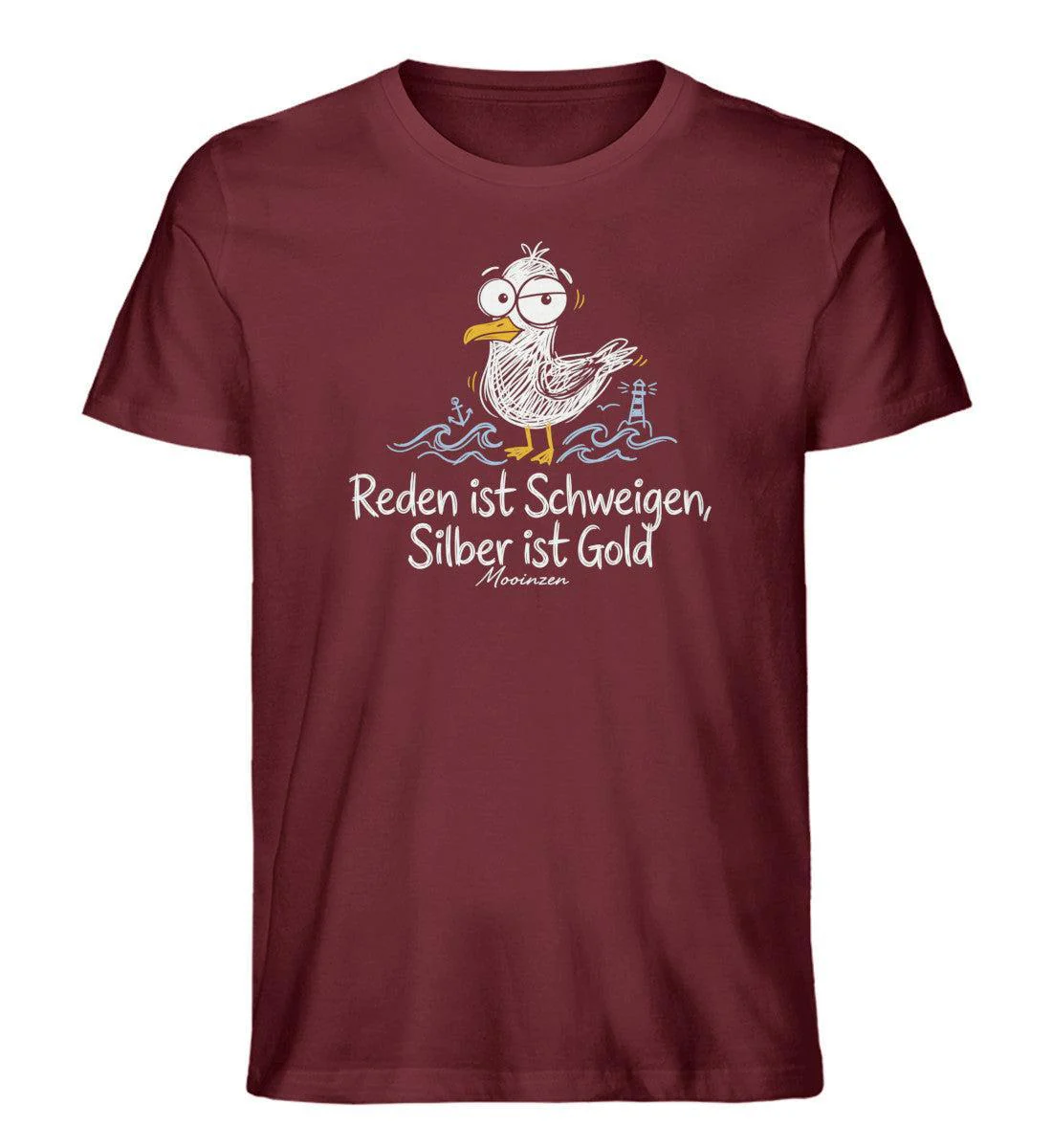 Reden ist Schweigen Silber ist Gold · Herren Premium Bio T-Shirt - Image 2