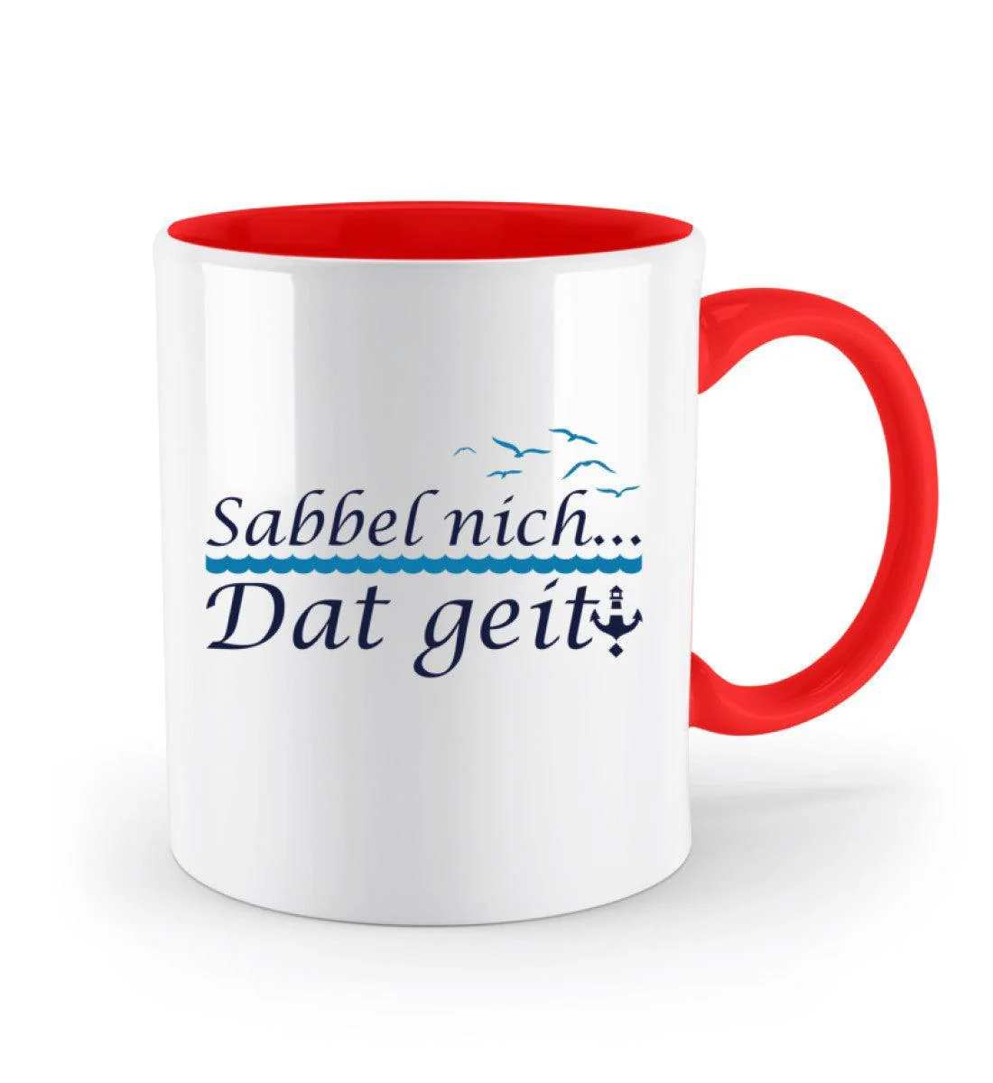 Sabbel nich.. Dat geit! · Keramiktasse Zweifarbig - Image 10
