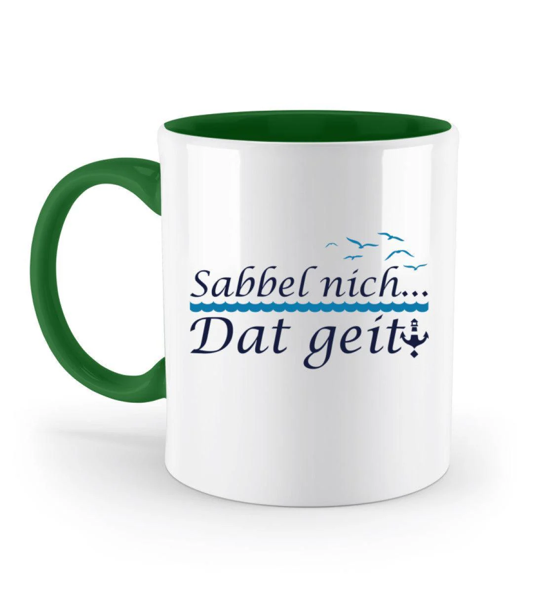 Sabbel nich.. Dat geit! · Keramiktasse Zweifarbig - Image 3