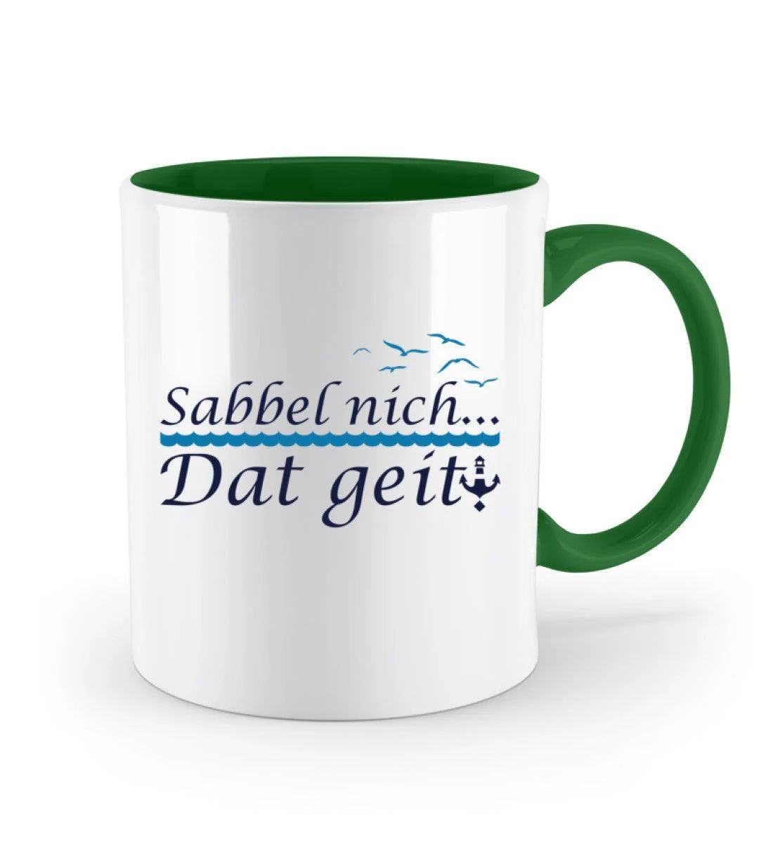 Sabbel nich.. Dat geit! · Keramiktasse Zweifarbig - Image 4