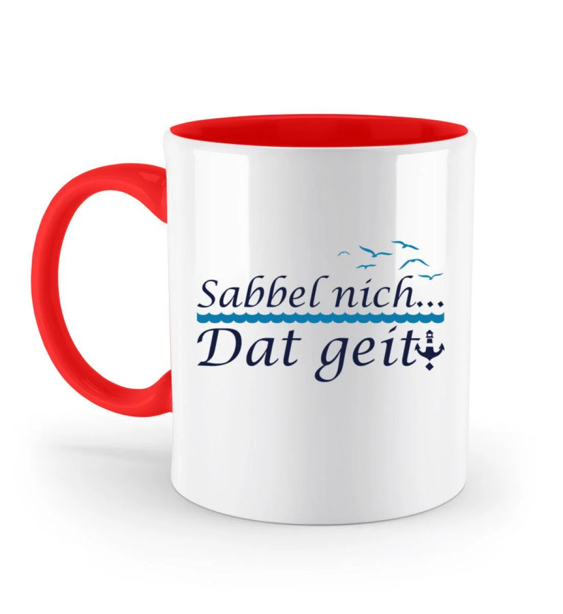 Sabbel nich.. Dat geit! · Keramiktasse Zweifarbig - Image 9