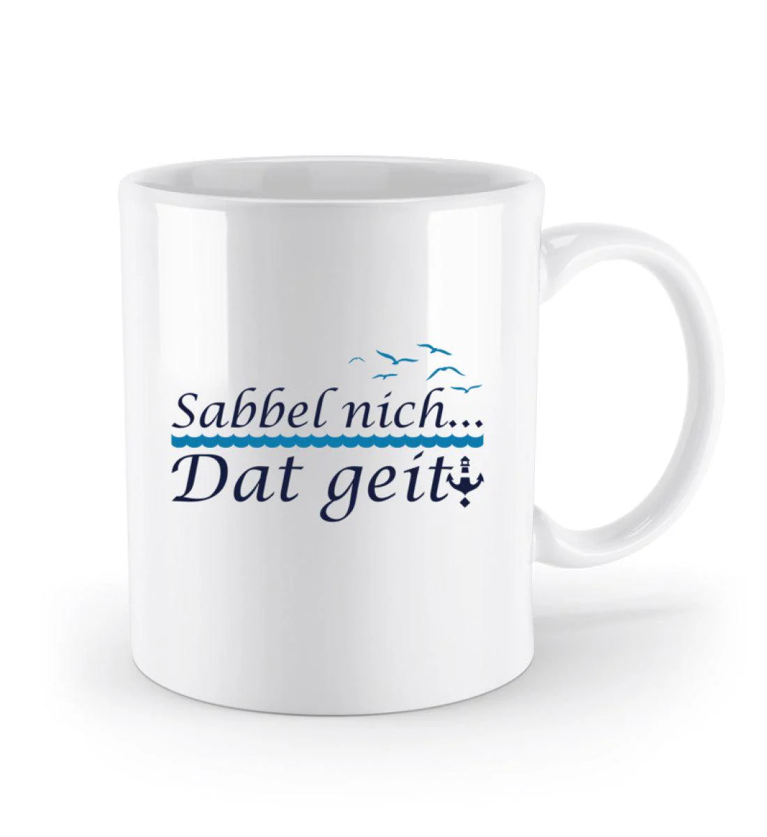 Sabbel nich.. Dat geit! · Keramik Tasse weiß - Image 2