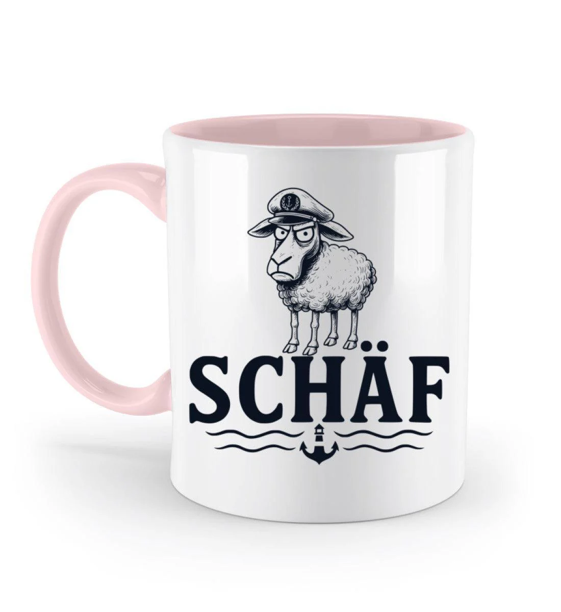 Schäf Chef Papa Vater · Keramiktasse Zweifarbig - Image 10