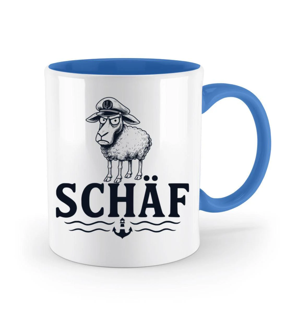 Schäf Chef Papa Vater · Keramiktasse Zweifarbig - Image 5