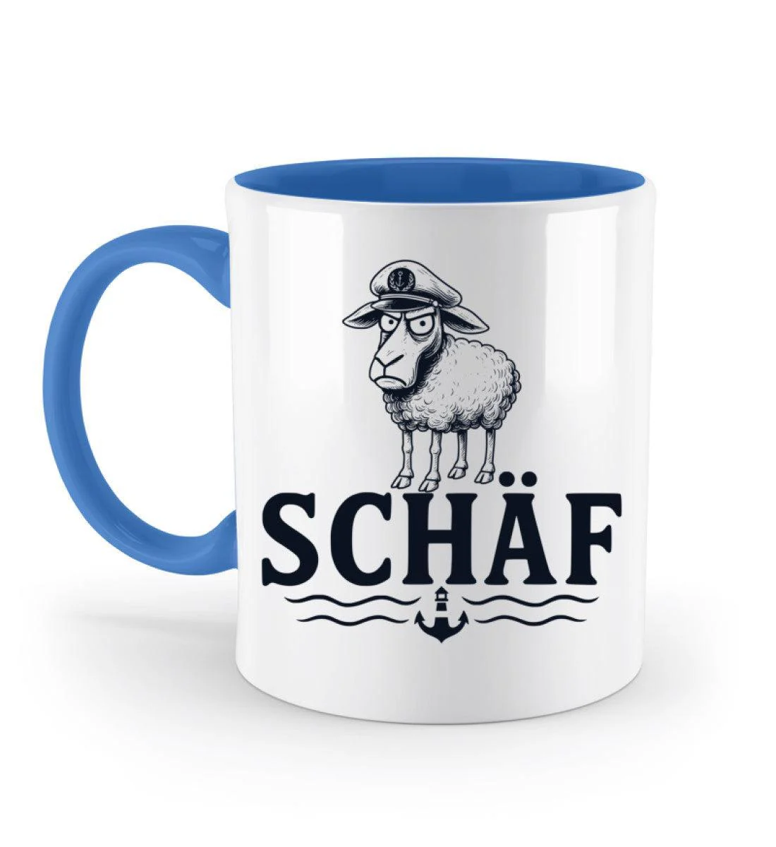 Schäf Chef Papa Vater · Keramiktasse Zweifarbig - Image 6