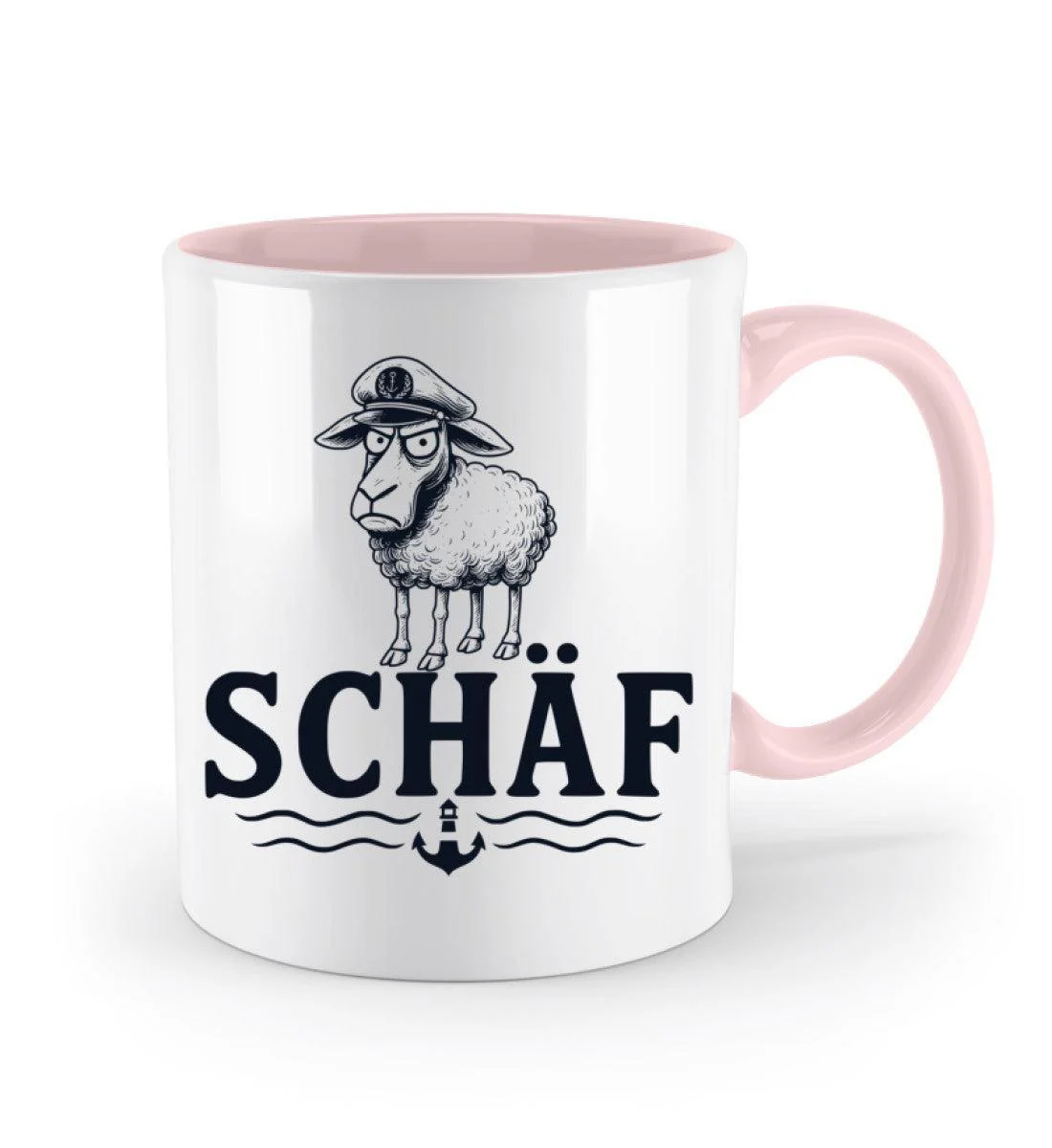 Schäf Chef Papa Vater · Keramiktasse Zweifarbig - Image 9