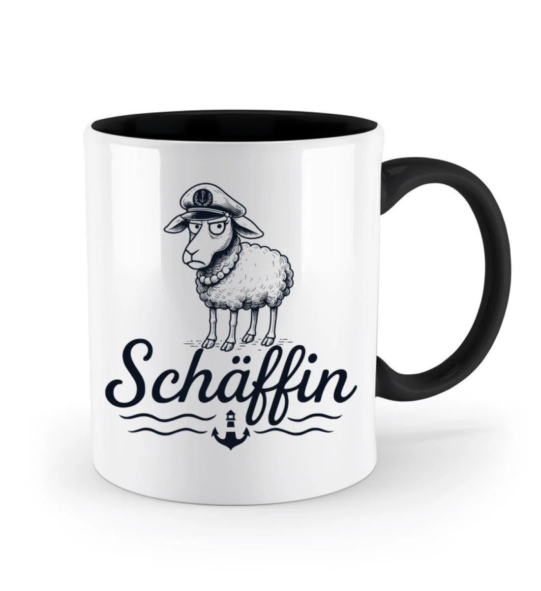 Schäffin Chefin · Keramiktasse Zweifarbig