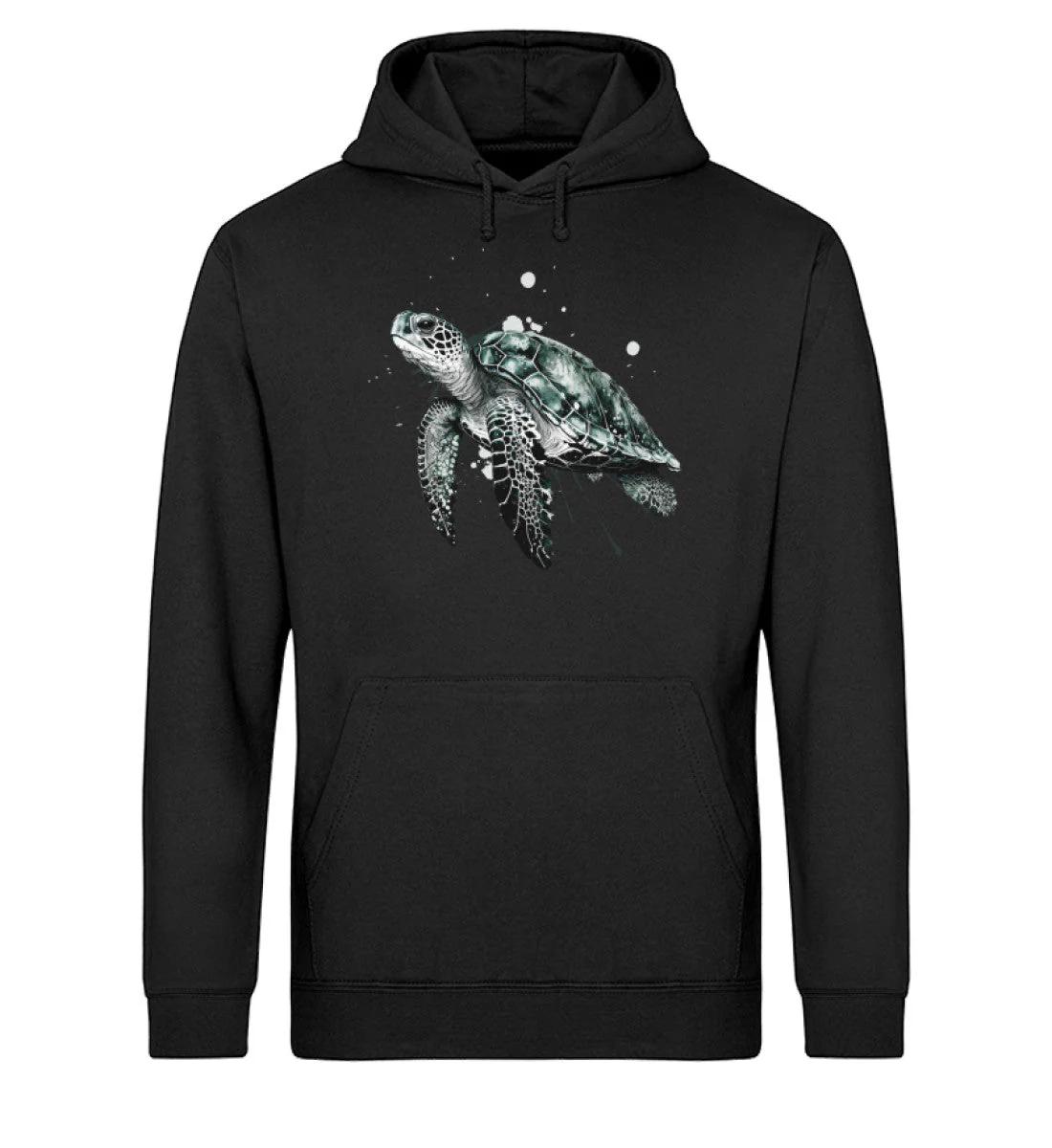 Schildkröte Wasserfarben · Unisex Bio Hoodie