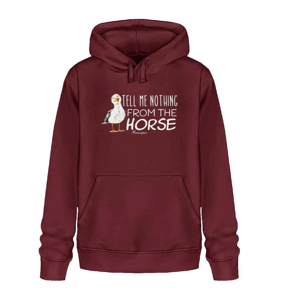 Tell me nothing from the Horse! · Unisex Bio Hoodie - Image 2