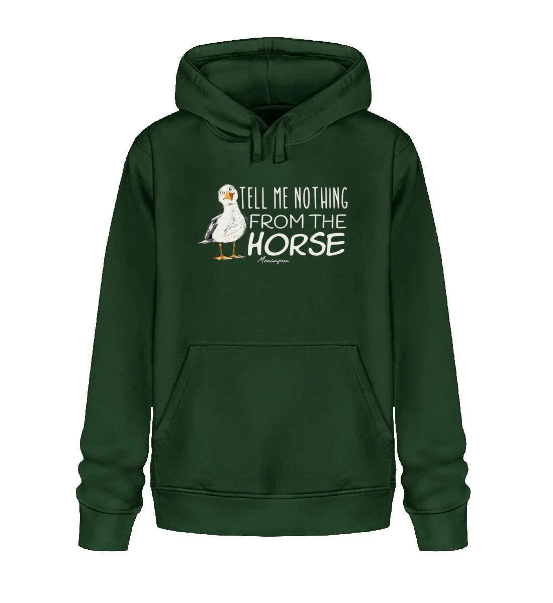 Tell me nothing from the Horse! · Unisex Bio Hoodie - Image 4