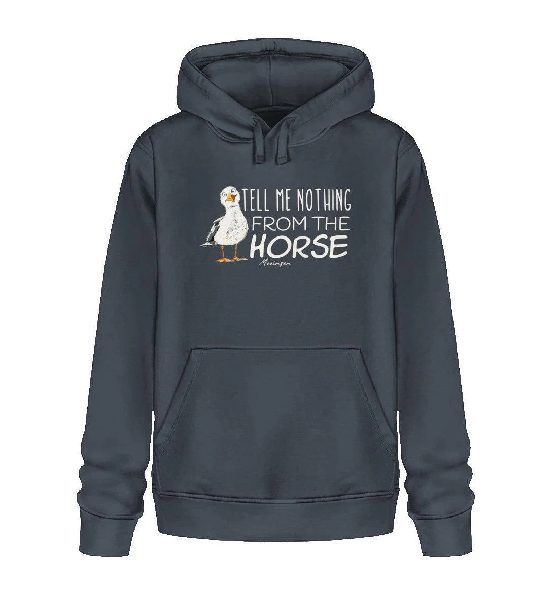 Tell me nothing from the Horse! · Unisex Bio Hoodie - Image 5