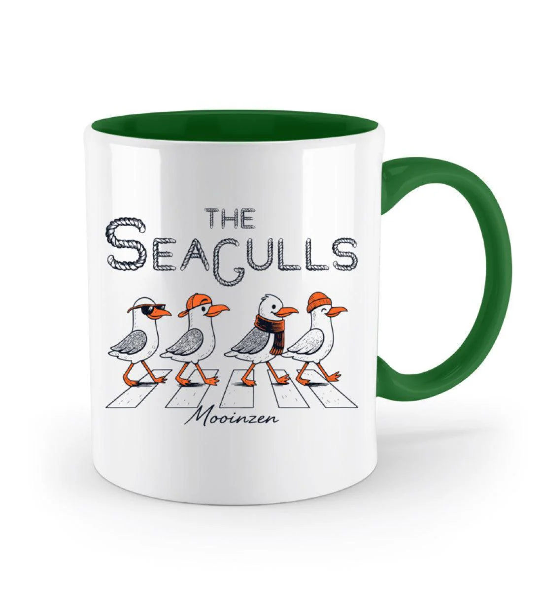 The Seagulls · Keramiktasse Zweifarbig - Image 3