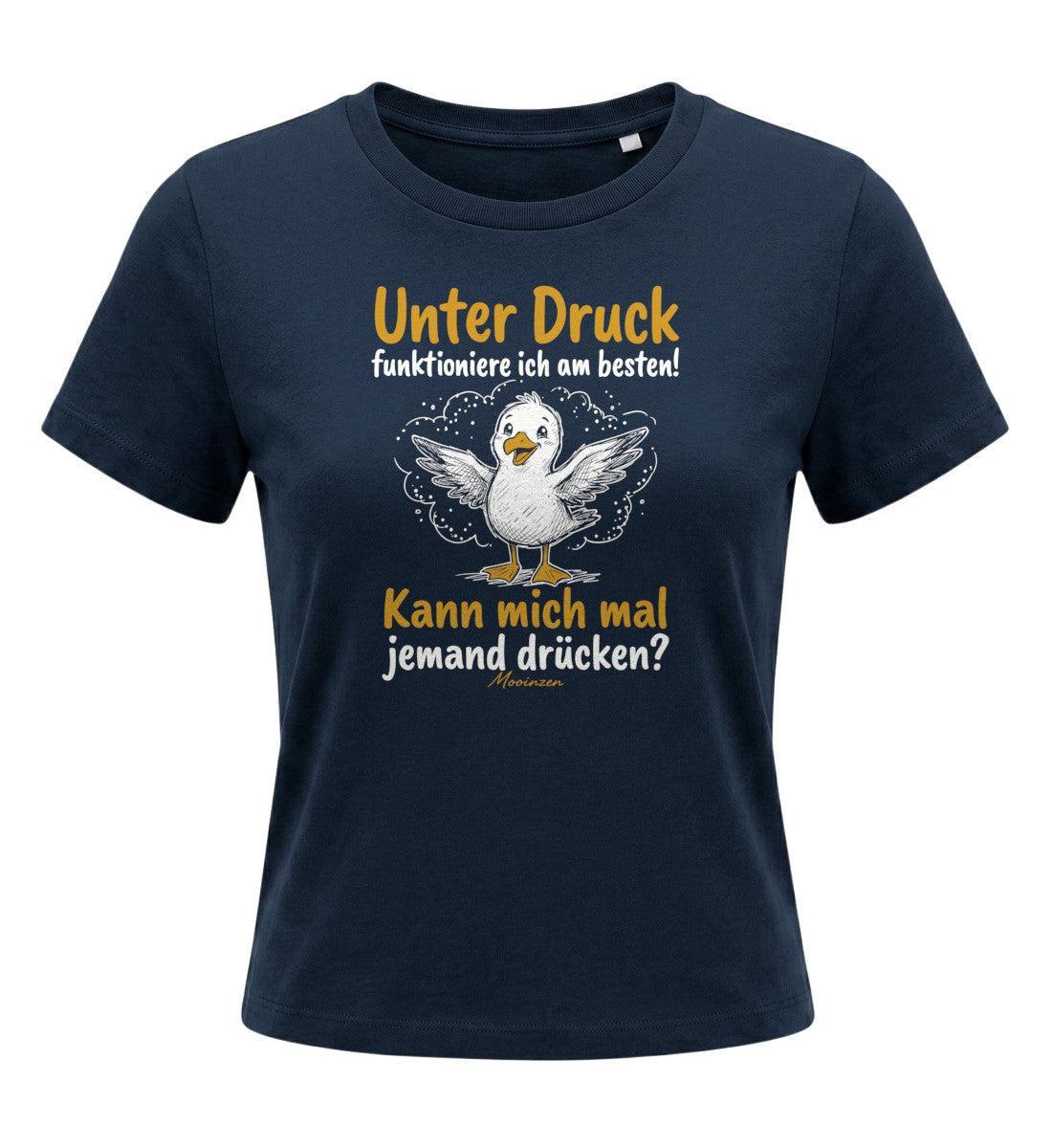 Unter druck funktioniere ich am besten · Damen Premium Bio T-Shirt 2.0 - Image 3