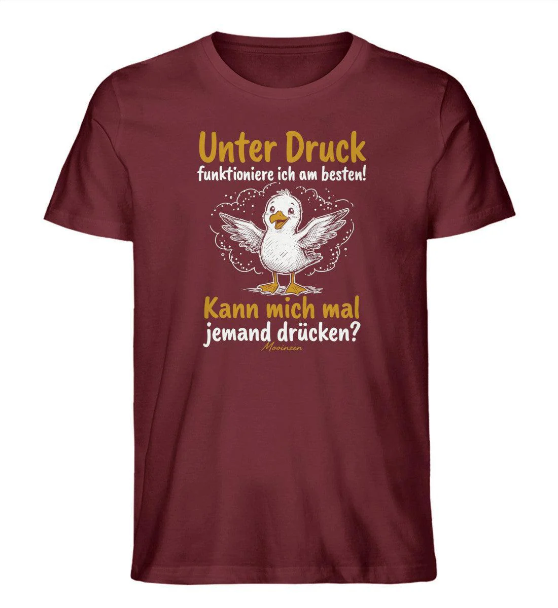 Unter druck funktioniere ich am besten · Herren Premium Bio T-Shirt - Image 2