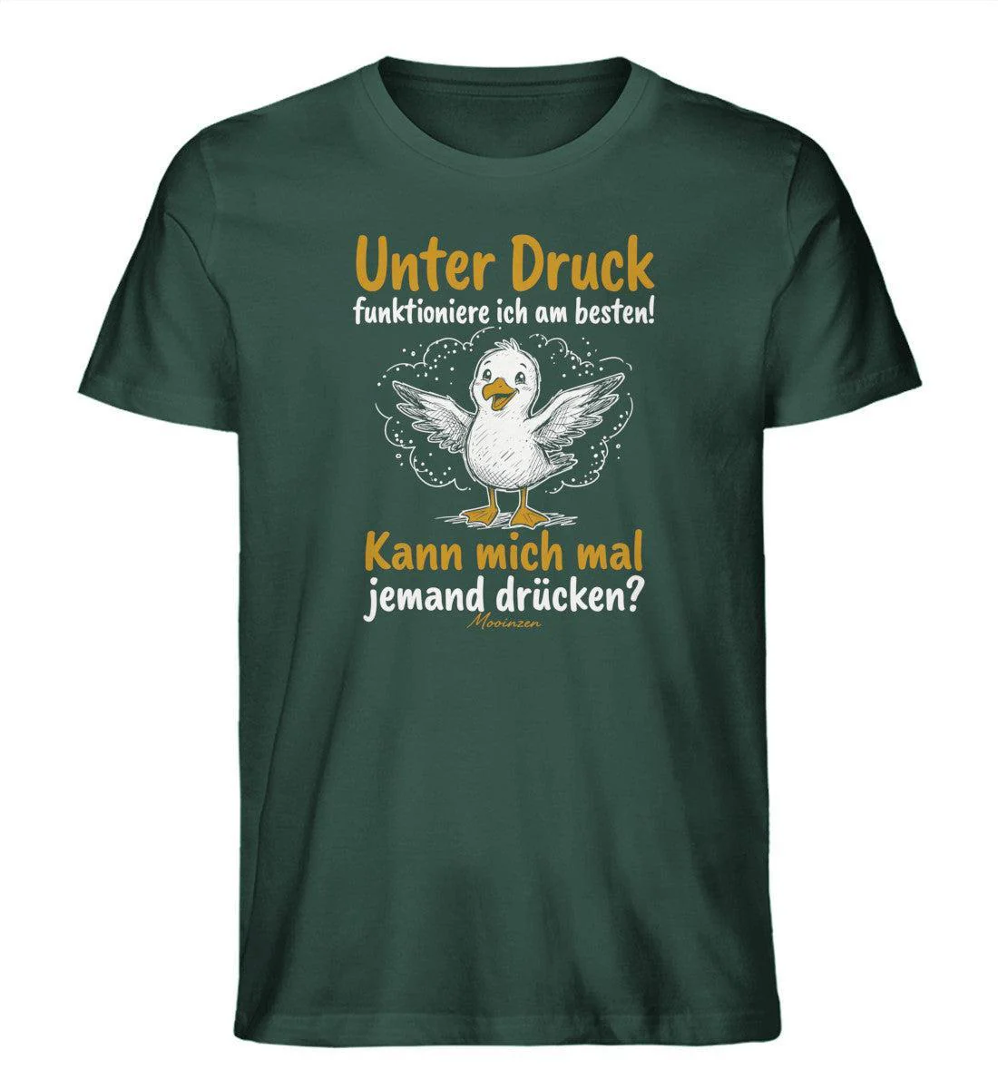 Unter druck funktioniere ich am besten · Herren Premium Bio T-Shirt - Image 5