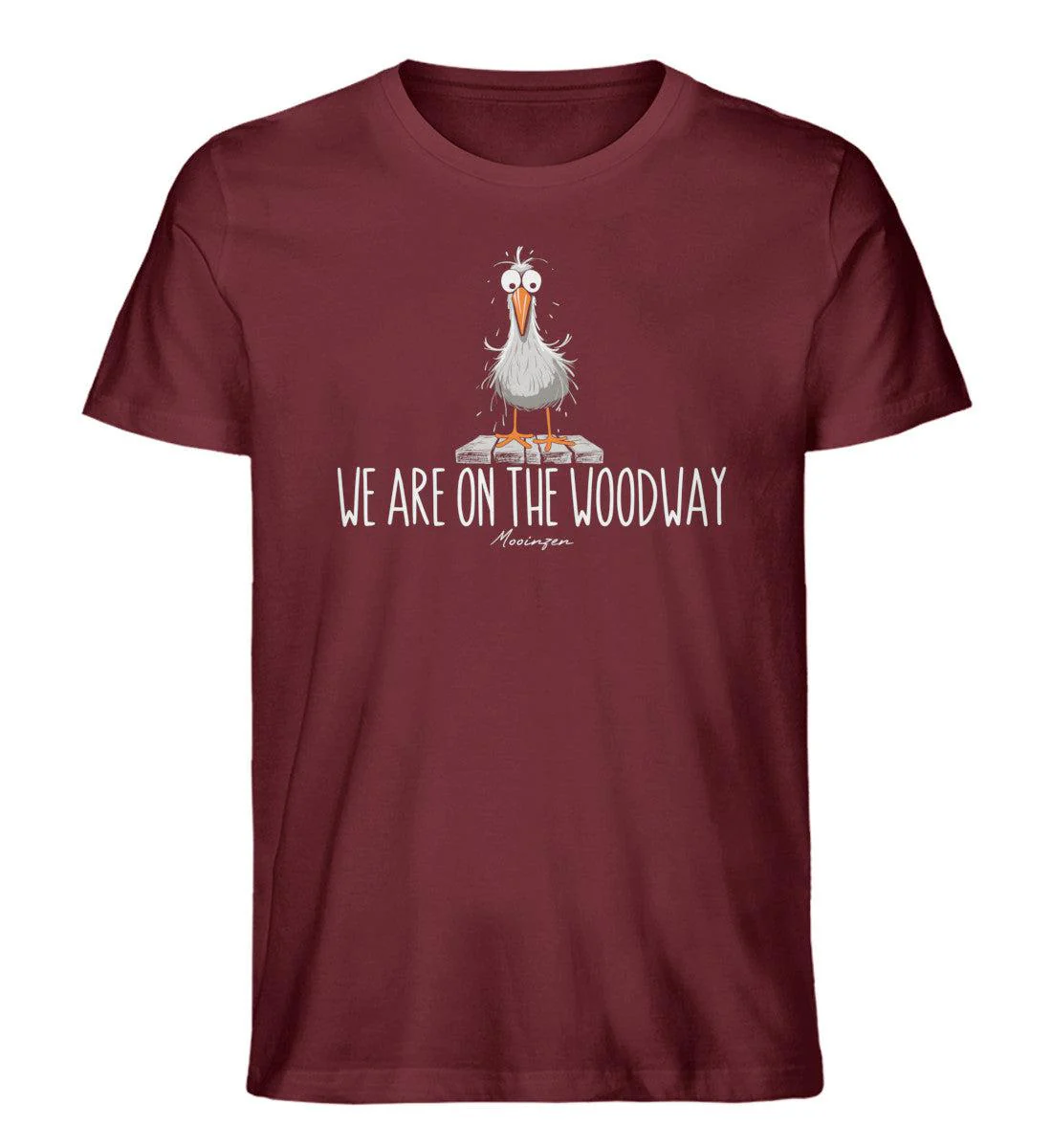 We are on the woodway · Herren Premium Bio T-Shirt - Image 4