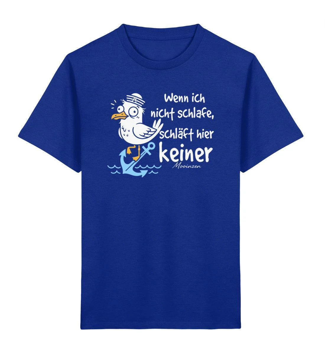 Wenn ich nicht schlafe, schläft hier keiner · Kinder Premium Bio T-Shirt - Image 2