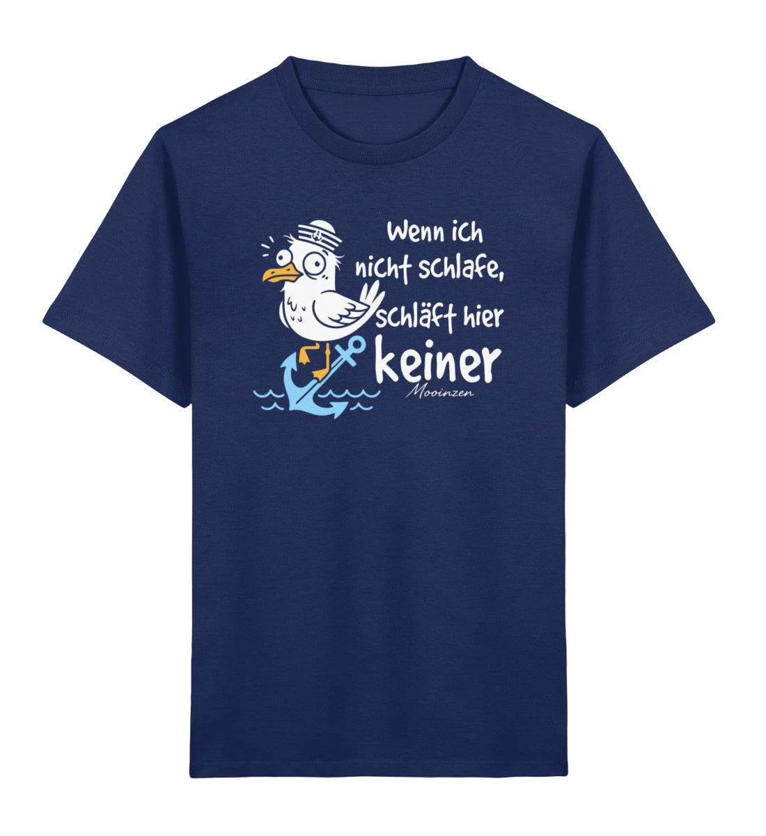 Wenn ich nicht schlafe, schläft hier keiner · Kinder Premium Bio T-Shirt - Image 3