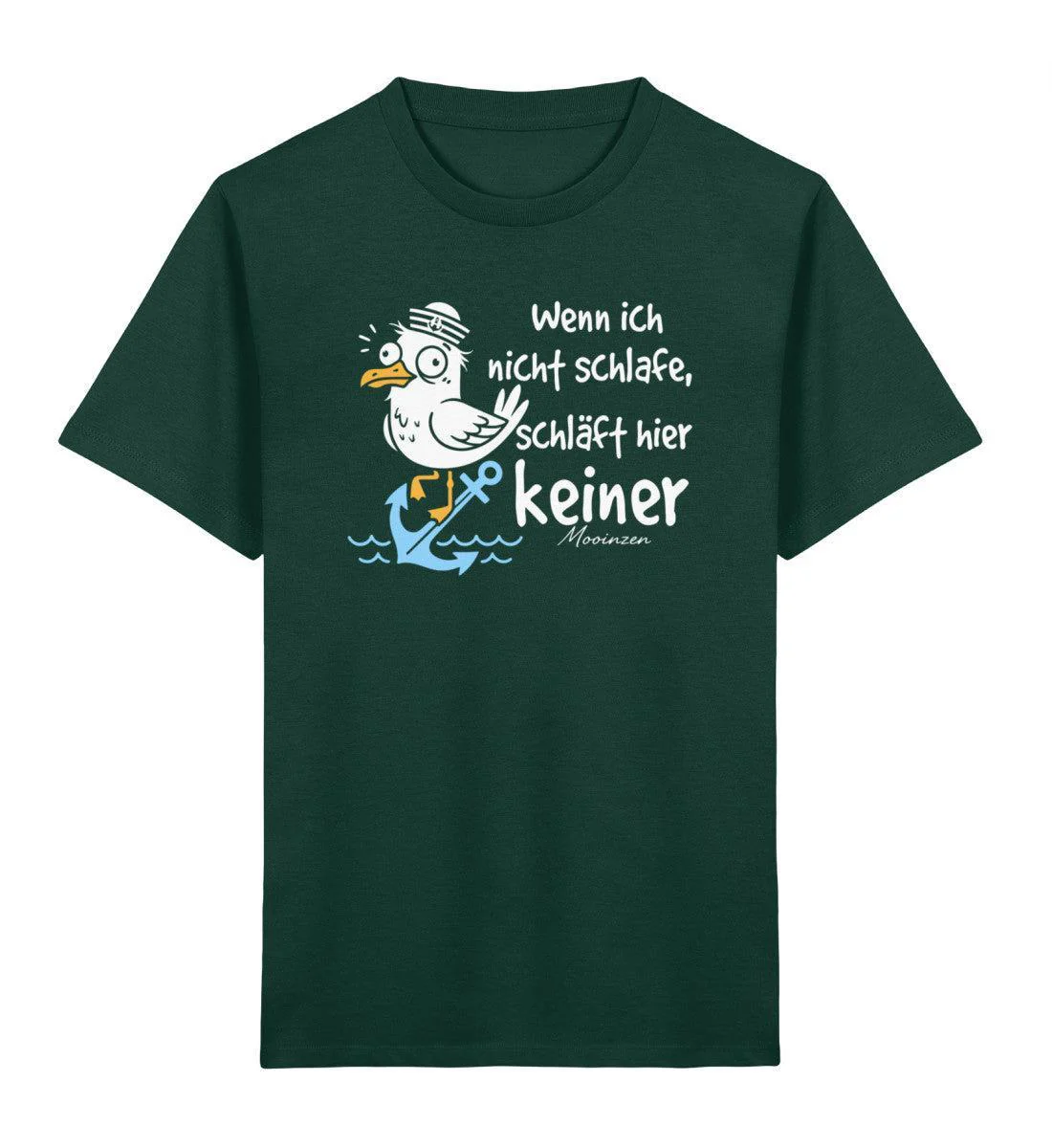 Wenn ich nicht schlafe, schläft hier keiner · Kinder Premium Bio T-Shirt - Image 6