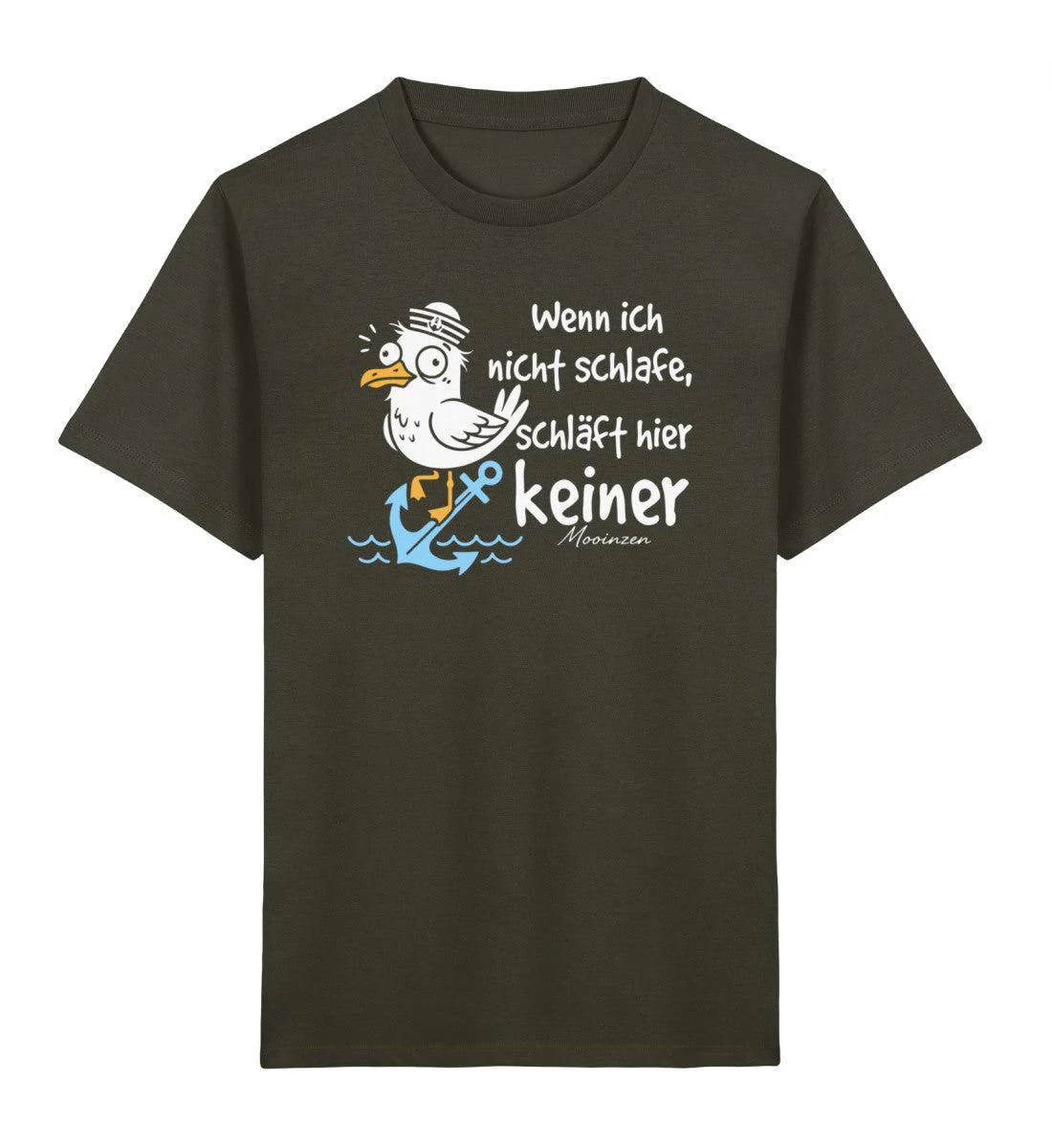 Wenn ich nicht schlafe, schläft hier keiner · Kinder Premium Bio T-Shirt - Image 7