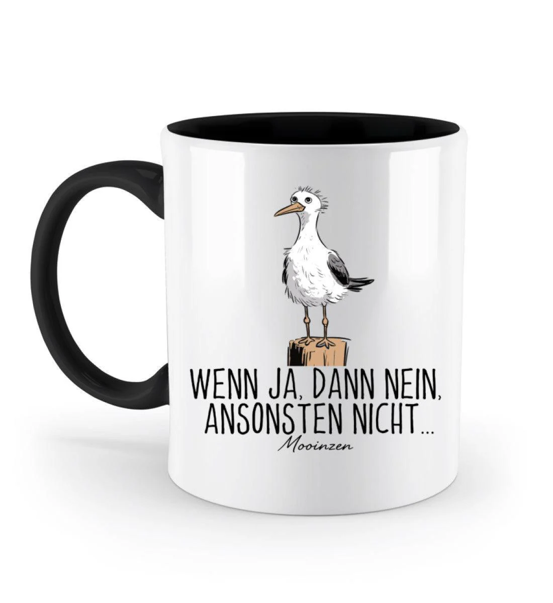Wenn ja dann nein ansonsten nicht · Keramiktasse Zweifarbig - Image 2