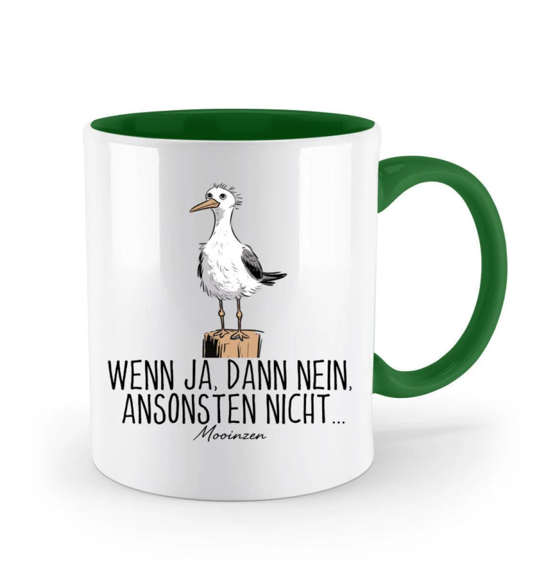 Wenn ja dann nein ansonsten nicht · Keramiktasse Zweifarbig - Image 3
