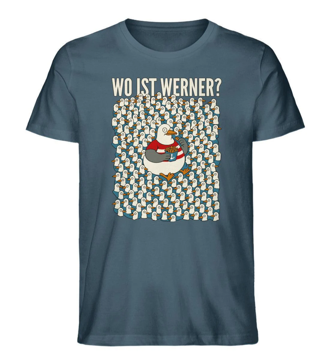 Wo ist Werner? · Herren Premium Bio T-Shirt - Image 3
