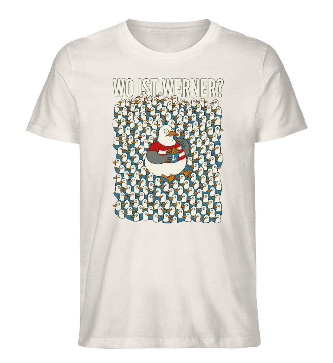 Wo ist Werner? · Herren Premium Bio T-Shirt - Image 4