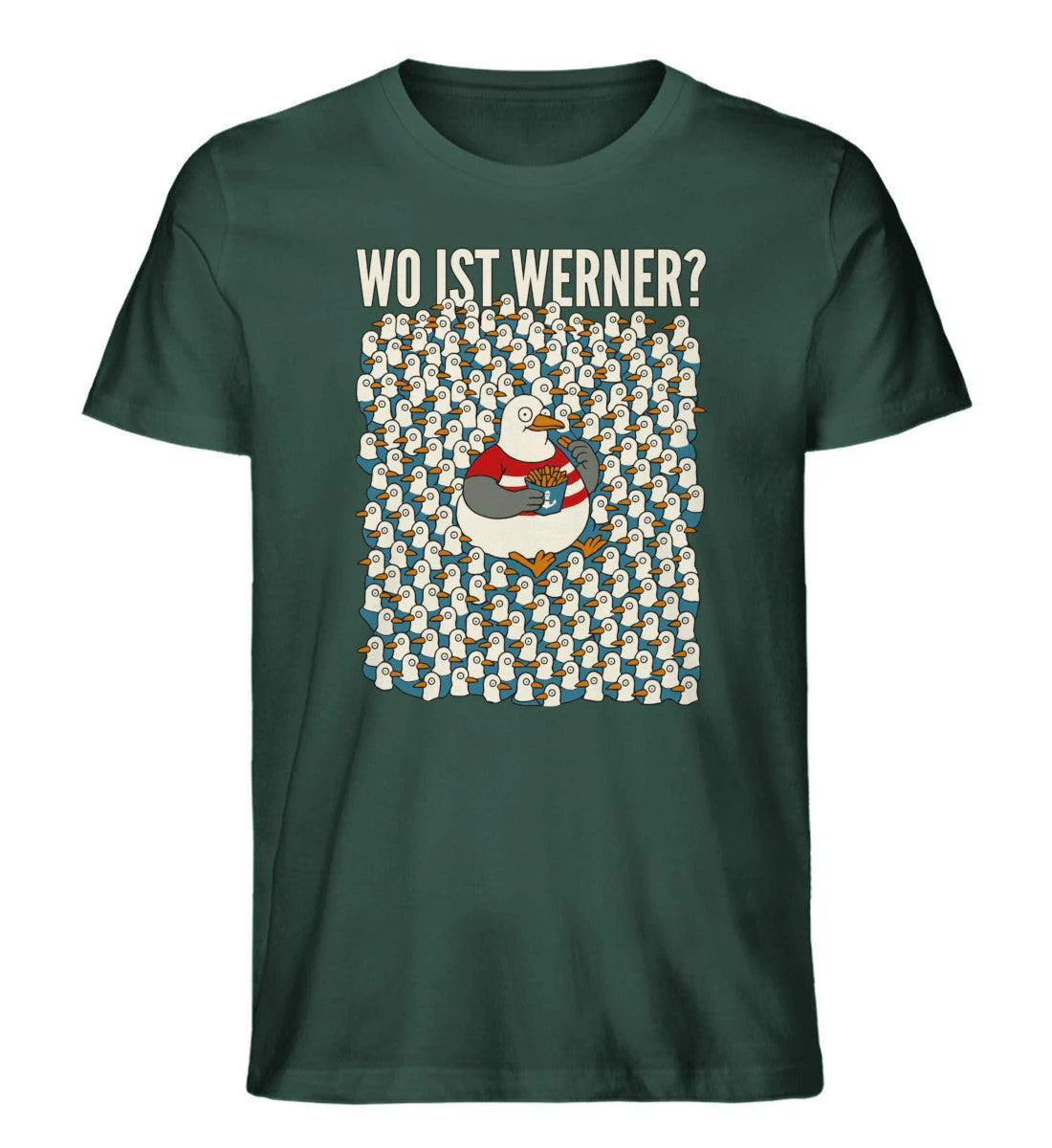 Wo ist Werner? · Herren Premium Bio T-Shirt - Image 5