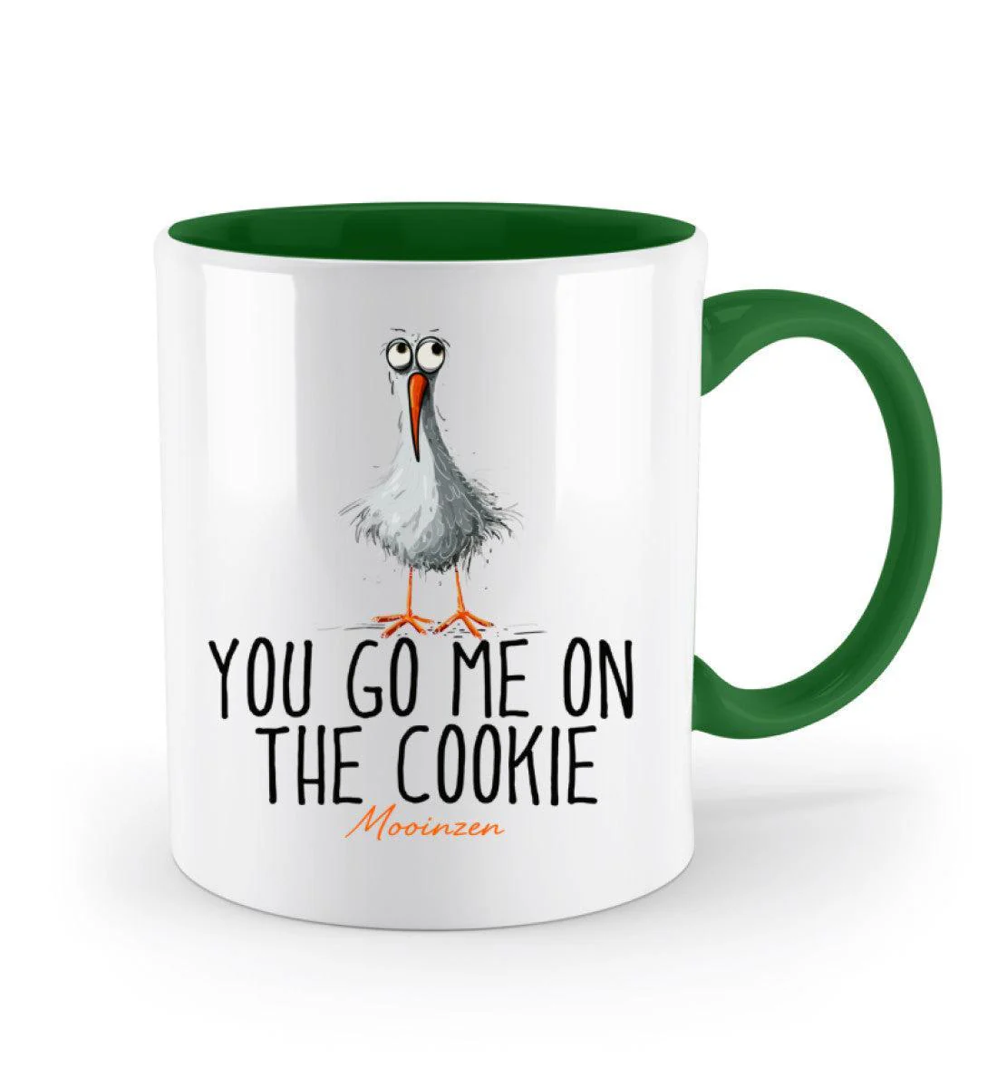 You go me on the cookie· Keramiktasse Zweifarbig - Image 3