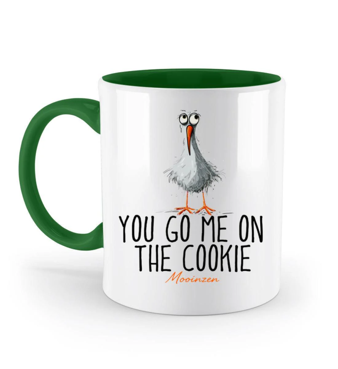 You go me on the cookie· Keramiktasse Zweifarbig - Image 4