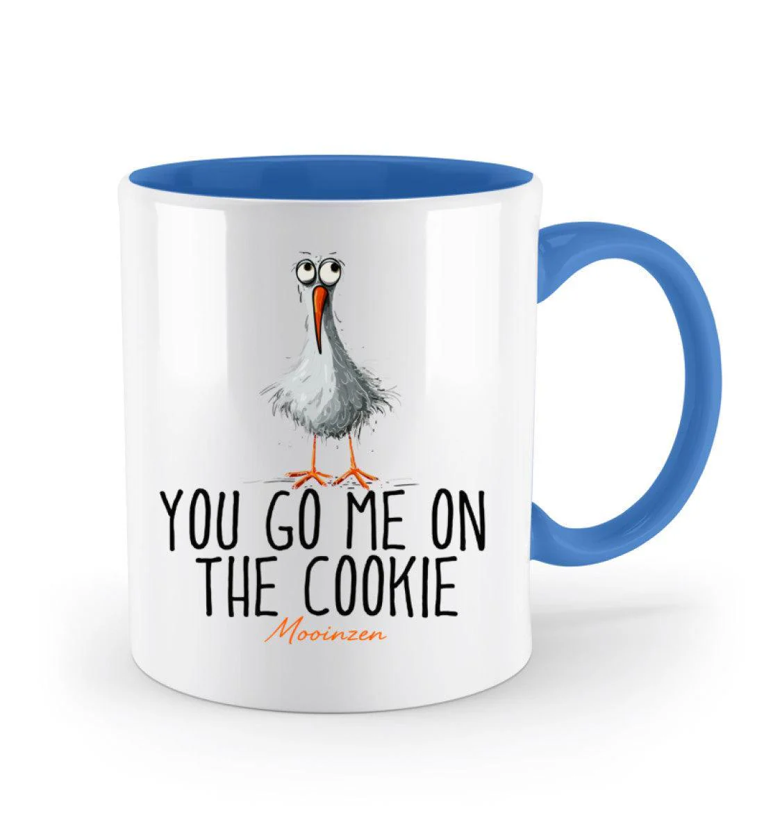 You go me on the cookie· Keramiktasse Zweifarbig - Image 5