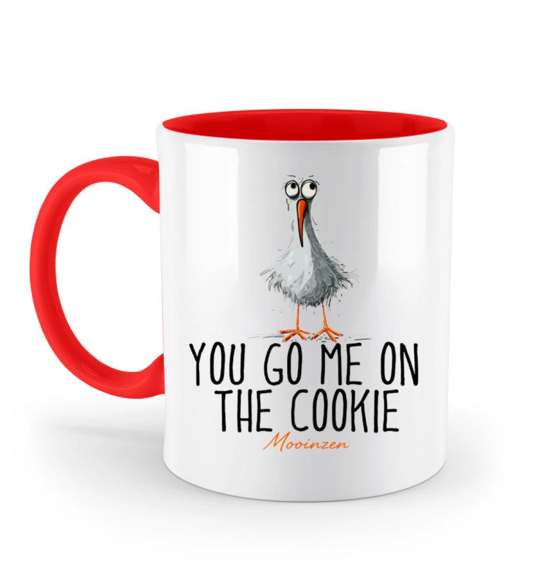 You go me on the cookie· Keramiktasse Zweifarbig - Image 8